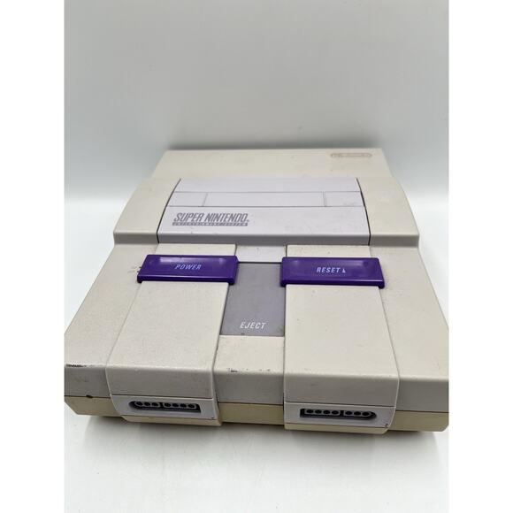 Super Nintendo SNES System Console With OEM Controller Authentic & Clean!!